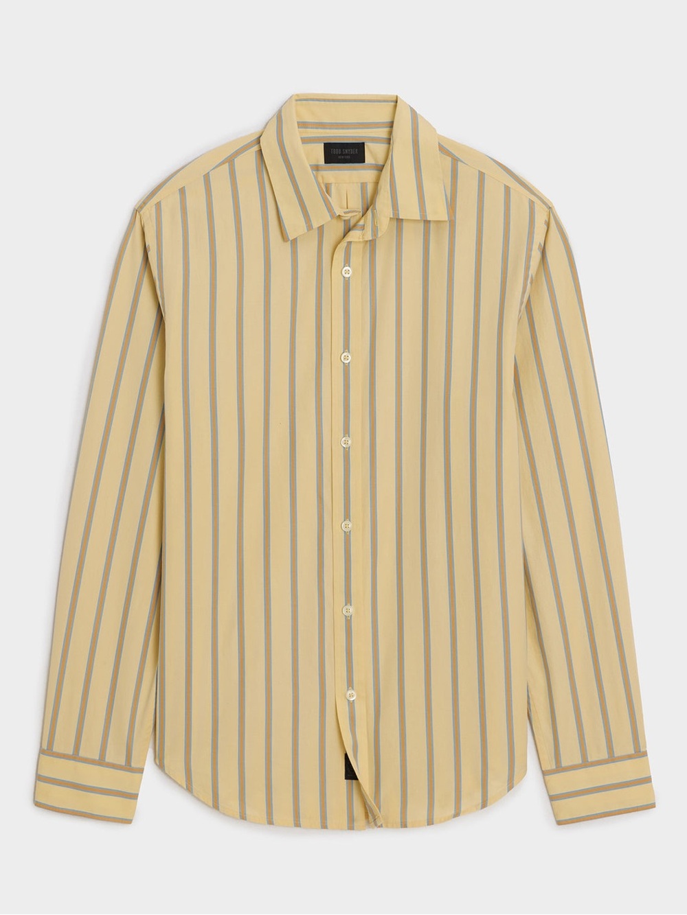 Todd Snyder Yellow Poplin Sport Shirt